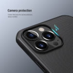 Калъф-с-Поставка-за-iPhone-13-Pro-Max-NILLKIN-Super-Frosted-Case-Черен-1.jpg