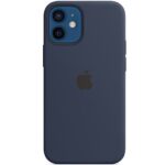 Apple iPhone 12 mini Silicone Case with MagSafe – Deep Navy