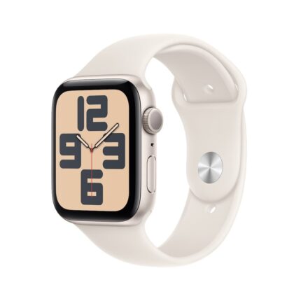 Apple Watch SE2 v2 Cellular 44mm Starlight Alu Case w Starlight Sport Band - M/L