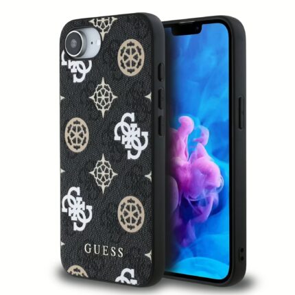 Калъф от
Guess PU 4G Peony MagSafe Case за iPhone 16e Black
