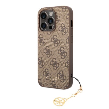 Калъф от Guess 4G Charm Case за iPhone 13 Pro Tone on Tone Brown