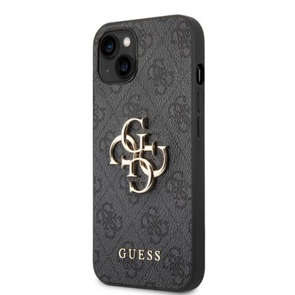 Калъф от Guess PU 4G Metal Logo Case за iPhone 14 Grey