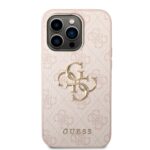 Калъф от Guess PU 4G Metal Logo Case за iPhone 14 Pro Max - Pink - Image 2