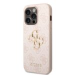 Калъф от Guess PU 4G Metal Logo Case за iPhone 14 Pro Max - Pink