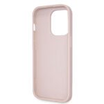 Калъф от Guess PU 4G Strass Triangle Metal Logo Case за iPhone 15 Pro Pink - Image 7