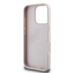 Калъф от Guess PU 4G Strass Triangle Metal Logo Case за iPhone 16 Pro Max Pink - Image 5