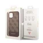 Калъф от Guess 4G Stripe Case за iPhone 14 Brown - Image 6
