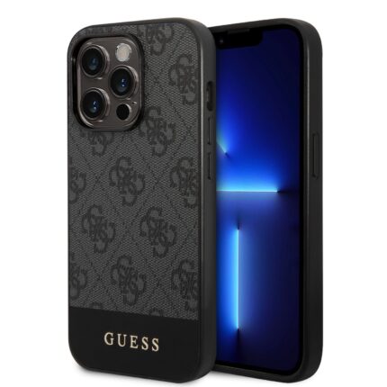 Калъф от Guess 4G Stripe Case за iPhone 14 Pro - Max Grey