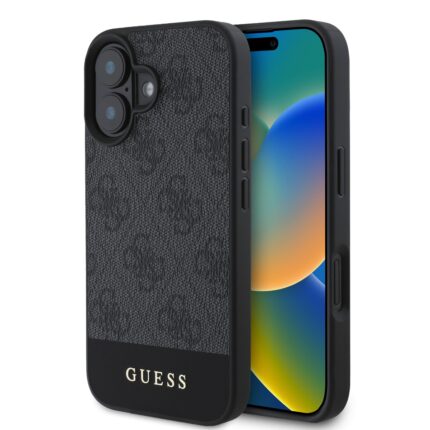 Калъф от
Guess PU 4G Stripe за iPhone 16 Grey