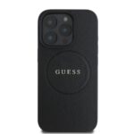 Калъф от Guess PU Grained Classic Logo MagSafe за iPhone 16 Pro Max Black - Image 2