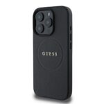 Калъф от Guess PU Grained Classic Logo MagSafe за iPhone 16 Pro Max Black - Image 3