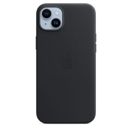 Калъф от Apple за iPhone 14 Plus Leather Case with MagSafe - Midnight