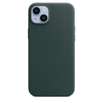 Калъф от Apple за iPhone 14 Plus Leather Case with MagSafe - Forest Green