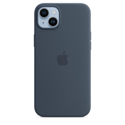 Калъф от Apple за iPhone 14 Plus Silicone Case with MagSafe -Storm Blue