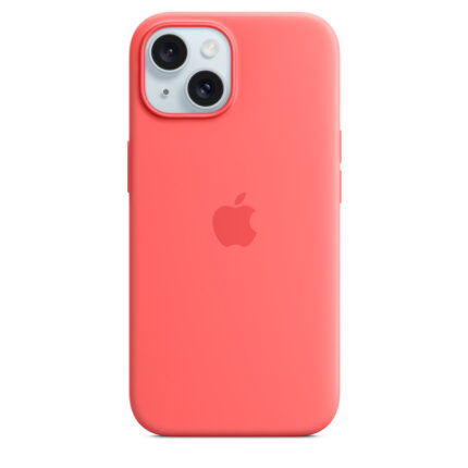 Калъф от Apple за iPhone 15 Silicone Case с MagSafe - Guava