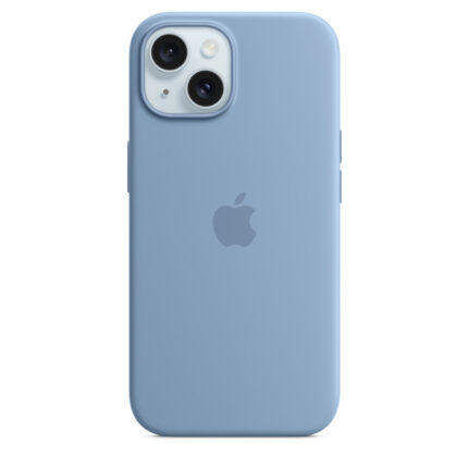 Калъф от Apple за iPhone 15 Silicone Case с MagSafe - Winter Blue