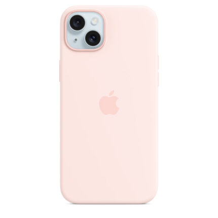 Калъф от Apple за iPhone 15 Plus Silicone Case с MagSafe - Light Pink