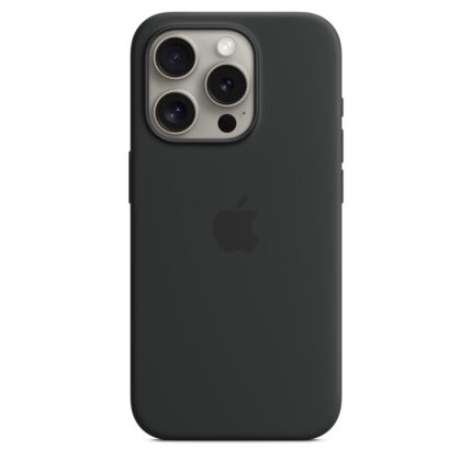 Калъф от Apple за iPhone 15 Pro Silicone Case с MagSafe - Black