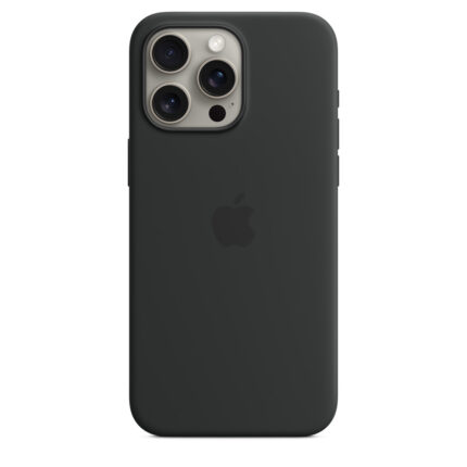 Калъф от Apple за iPhone 15 Pro Max Silicone Case с MagSafe - Black
