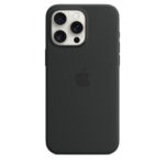 Калъф от Apple за iPhone 15 Pro Max Silicone Case с MagSafe - Black - Image 3