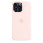 Калъф Apple за iPhone 15 Pro Max Silicone Case с MagSafe - Light Pink - Image 4