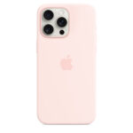 Калъф Apple за iPhone 15 Pro Max Silicone Case с MagSafe - Light Pink - Image 2