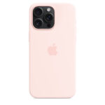Калъф Apple за iPhone 15 Pro Max Silicone Case с MagSafe - Light Pink - Image 3