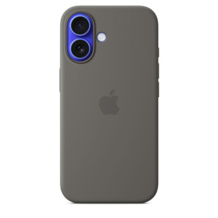 Калъф от Apple за iPhone 16 Silicone Case with MagSafe - Stone Gray