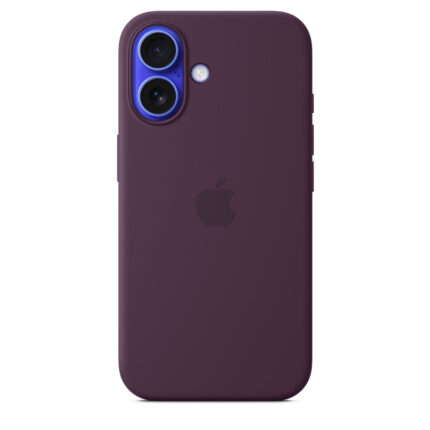 Калъф от Apple за iPhone 16 Silicone Case with MagSafe - Plum