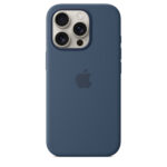 Калъф от Apple за iPhone 16 Pro Silicone Case with MagSafe - Denim - Image 4