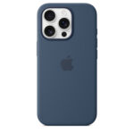 Калъф от Apple за iPhone 16 Pro Silicone Case with MagSafe - Denim - Image 3