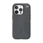Калъф от Speck - Presidio2 Grip ClickLock Case with MagSafe за Apple iPhone 15 Pro - Charcoal Gray