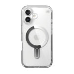 Калъф от Speck iPhone 16 PRESIDIO PERFECT CLEAR +CL CLEAR/CLEAR/CHROME FINISH/SERENE SILVER