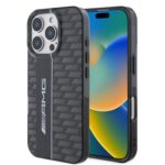 Калъф AMG Carbon Pattern за iPhone 16 Pro Black