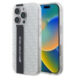 Калъф AMG Carbon Pattern за iPhone 16 Pro White