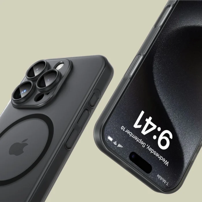 Калъф от Tech-Protect
MagSlim MagSafe Case за iPhone
16 Pro Max - Semi-Transparent - Image 4