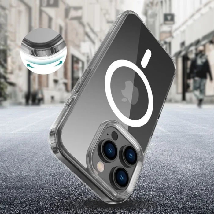 5906302311484-1.webp Калъф от Tech-Protect
FlexAir Hybrid MagSafe Case за
iPhone 16 Pro - Clear - Image 2