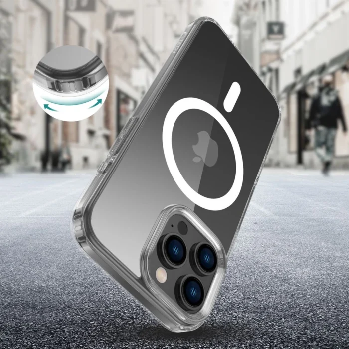 5906302311491-1.webp Калъф от Tech-Protect
FlexAir Hybrid MagSafe за iPhone 16 Pro Max - Clear - Image 2