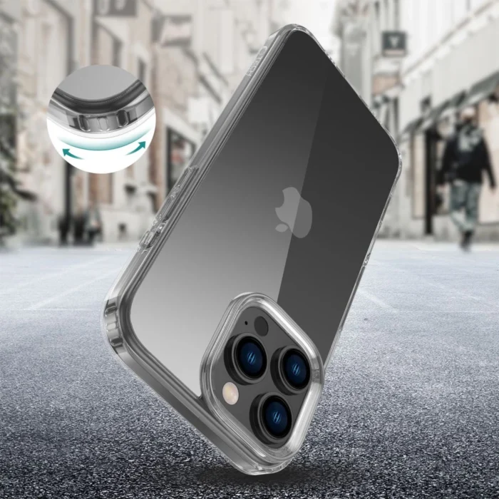 5906302311651-1.webp Калъф от Tech-
Protect FlexAir Hybrid iPhone 16
Pro Max Case - Clear - Image 2