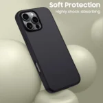 Калъф от Tech-
Protect Silicone MagSafe Case за iPhone 16 Pro Max - Black - Image 3