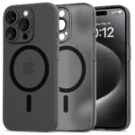 Калъф от Tech-
Protect MagSlim MagSafe iPhone
15 Pro Case - Black