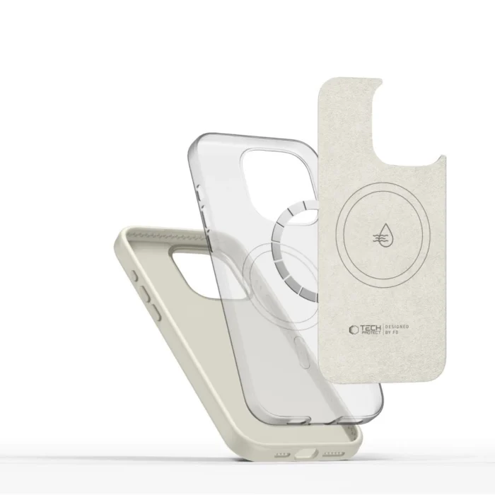 5906302321872-1.webp Калъф от Tech-Protect Silicone PU Case
MagSafe за iPhone 15 Pro Max -
Beige - Image 2