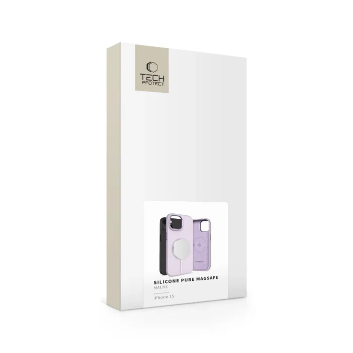 5906302321889-3.webp Калъф от Tech-
Protect Silicone Pure Magsafe
iPhone 15 Case - Purple - Image 4
