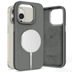 Калъф от Tech-Protect Silicone PUZ MagSafe
i Phone 15 Pro Max Case - Gray