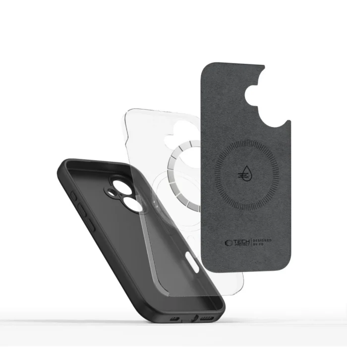 5906302322527-2.webp Калъф от Tech-
Protect Liquid Silicone MagSafe
iPhone 16 Case - Black - Image 3