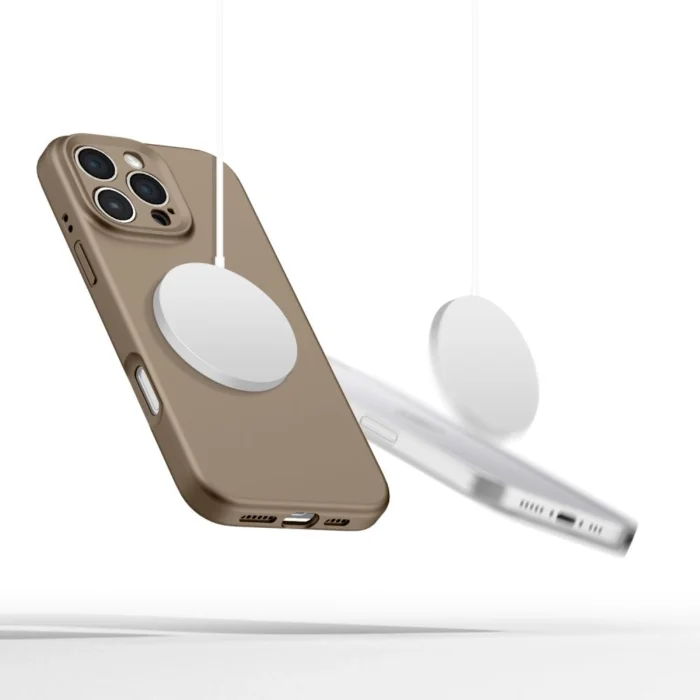 5906302322534-1.webp Калъф от Tech-Protect Liquid Silicone
MagSafe case за iPhone 16 Pro -
brown - Image 2