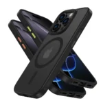 Калъф от Tech-Protect
MagMat Magsafe 3-set iPhone 16
Pro Max Case - Matte Black - Image 2