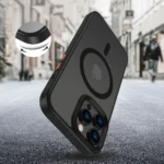 Калъф от Tech-Protect
MagMat Magsafe 3-set iPhone 16
Pro Max Case - Matte Black - Image 4