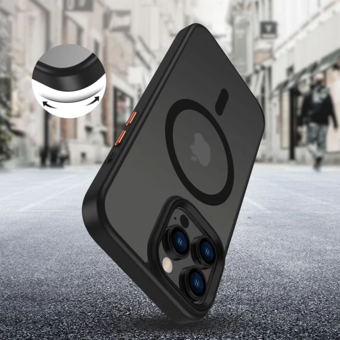 5906302368143-4.webp Калъф от Tech-Protect
MagMat Magsafe 3-set iPhone 16
Pro Max Case - Matte Black - Image 4