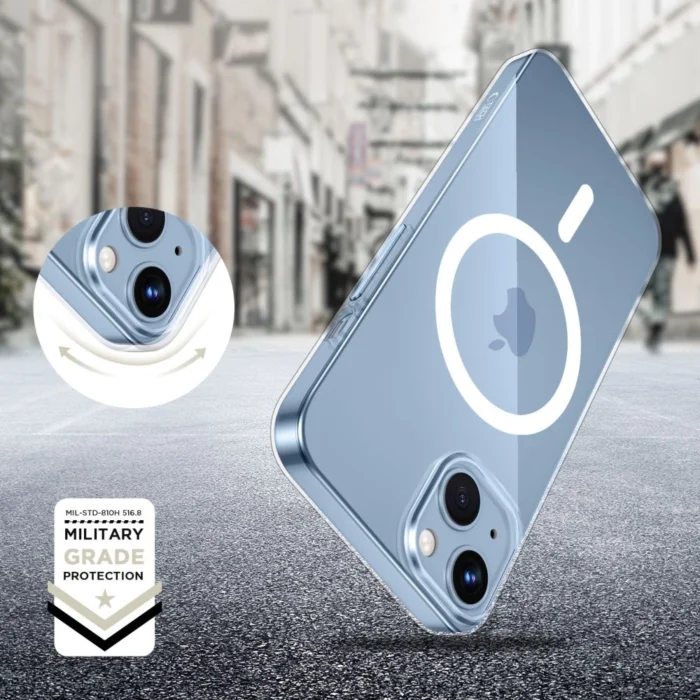 5906302371884-1.webp Калъф от Tech-
Protect FlexAir MagSafe Case за
iPhone 13 / 14 - Clear - Image 2